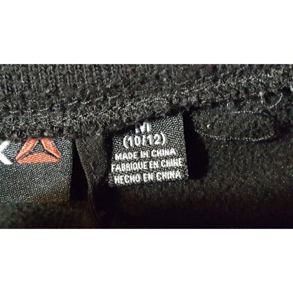 REEBOK Girls Practice Track Jacket Black Size M 10-12 - Picture 7 of 8